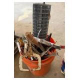 Wire Mesh Roll and Assorted Tools