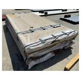 (51) 26GA Multi-Rib Sheets 7' 6' PVF BRITE RED