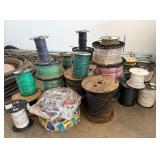 Assorted Spools of Electrical Wire