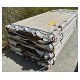 (51) 26GA Multi-Rib Sheets 7' 6' PVF BRITE RED