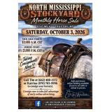North Mississippi Stockyard Monthly Horse Sale