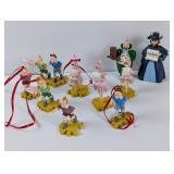 Ornaments: Hallmark: Coroner, Mayor, Munchkins
