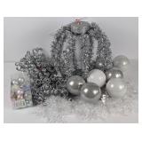 Silver & Clear Decor and Ornaments