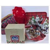 Snowman Lot: NIB Cracker Barrel Retro TV etc