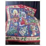 Christmas Decor: Quilt, Rugs, Tree Skirt, Pillows