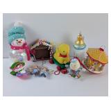 Ornaments: Baby's First, Raggedy Ann, etc