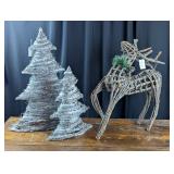 2 Rattan Trees and Standing Deer