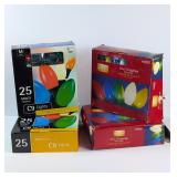 4 NIB Vintage Christmas Lights (2 are Ceramic)