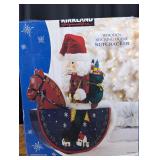 Large Wooden Nutcracker Rocking Horse