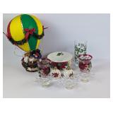 Poinsettia: Salt & Pepper Shakers, Bowls etc
