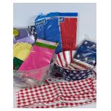 Punch Bowl, 4th of July Chip Bowl, Table Cloths