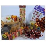 Fall Variety: Autumn Basket, Leaf Candy Dishes etc