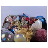 Large Ornaments: Balls (Glass & Plastic) etc