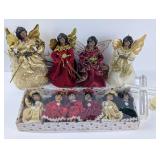 Christmas Decor: Angel Tree Toppers, Dolls