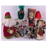 Santa Figures, Ceramic Gift Bags, Manger Figures