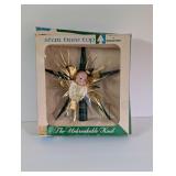 Vintage Green Star with Angel Tree Topper