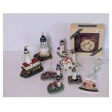 Collection of Lighthouse Ornaments