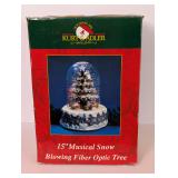 Kurt Adler Snow Blowing Fiber Optic Tree
