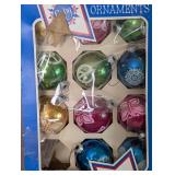 3 Boxes Vintage Glass Ornaments