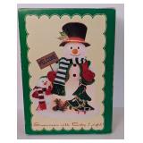 Vintage Favorite Things Fiber Optic Snowman