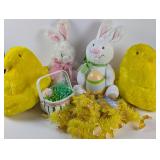 Bunny & Peep Plushies, Hallmark Rockin Rabbit etc