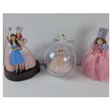 Ornaments: Glenda the Good Witch, Hallmark, etc