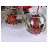 Poinsettia: Crackle Crystal Clear Shade etc