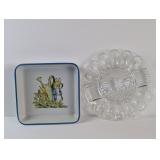 Beatrice Potter Square Dish & Glass Egg Dish