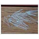Approx. 50 Glass Icicle Ornaments