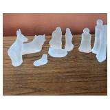 24% Lead Crystal Nativity Scene Made in Mexico