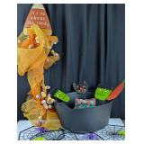 Candy Corn Sign, Kettle, Spider Webs & More