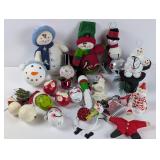 Ornaments: Snowman/Snowmen, Santa, Grinch, etc