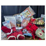 All Holiday Crafts, Ribbon and Christmas Baskets