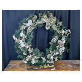 Approx 29' Wreath with Gold & Cream Accents