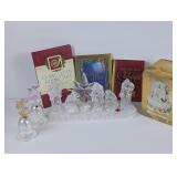 Acrylic Light-Up Nativity, Blown Glass Bells, etc