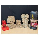 Vintage Paula Resin Figurines, Soldier Bank