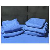 5 large Polyester Royal Blue Tablecloths