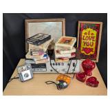 Gran Prix 8-Track Player, Tapes, Camera, etc