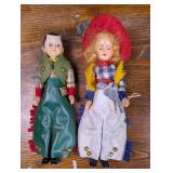 Dolls: 1950s Cowboy and Cowgirl with Sleepy Eyes