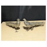 Vintage Brass Pheasants