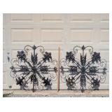 2 Metal Wall Hangings, Leave as-is or Repaint