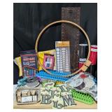 Crafts: Looms, Patches, Wooden Teacher Stamp etc