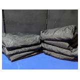 7 large Polyester Black Tablecloths, 90' x 156'