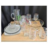 Pitchers, Bowl, Glasses & More