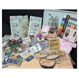 Crafts: Large Assortment of Beads & More