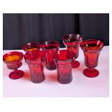 Fostoria Jamestown Ruby Glassware