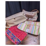 Purses: Aigner, Vera Bradley-style, Ashley Judd