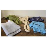 5 Winter Scarves, One is Calvin Klein