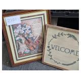 'Touch of the Master's Hand' & Welcome wall decor