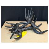 2 Pairs of Black Rack Rattlin Antlers
